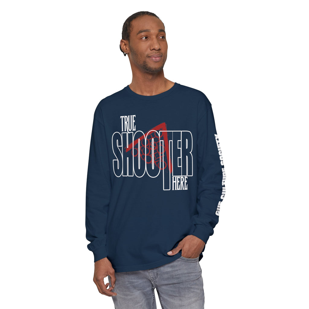 CCS Expression - "True Shooter Here" Long Sleeve T‑Shirt