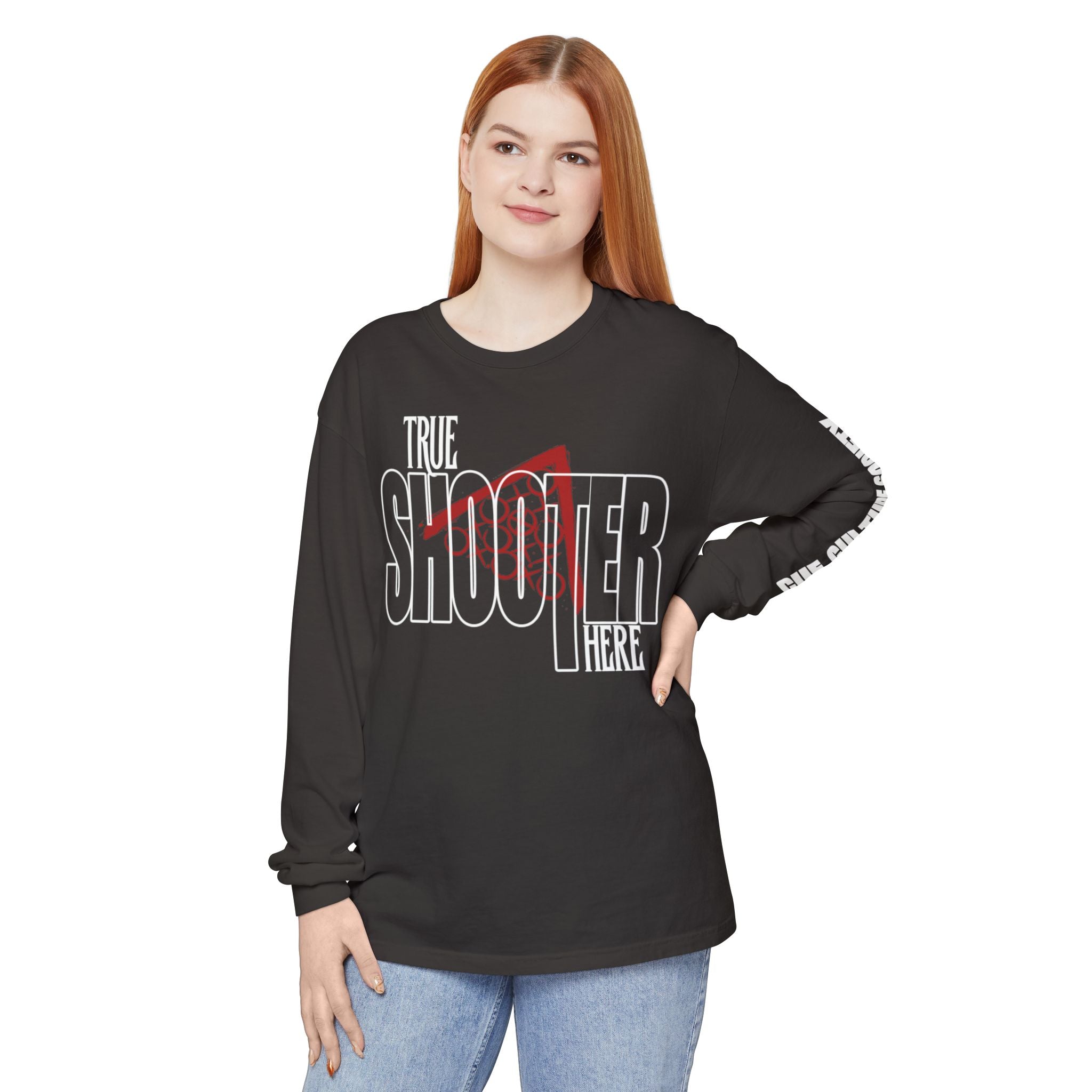 CCS Expression - "True Shooter Here" Long Sleeve T‑Shirt