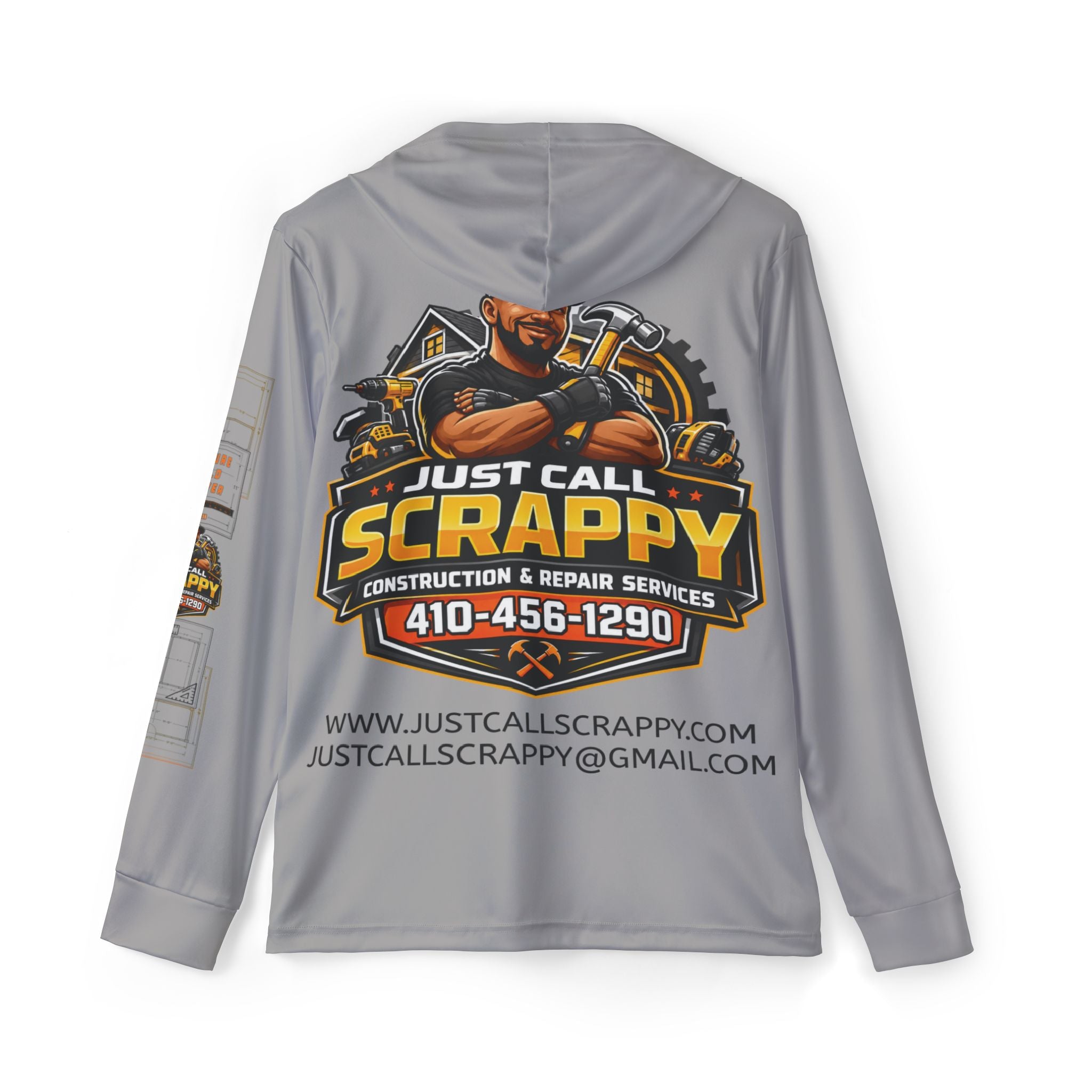 Just Call Scrappy Construction Warm Up Hoodie