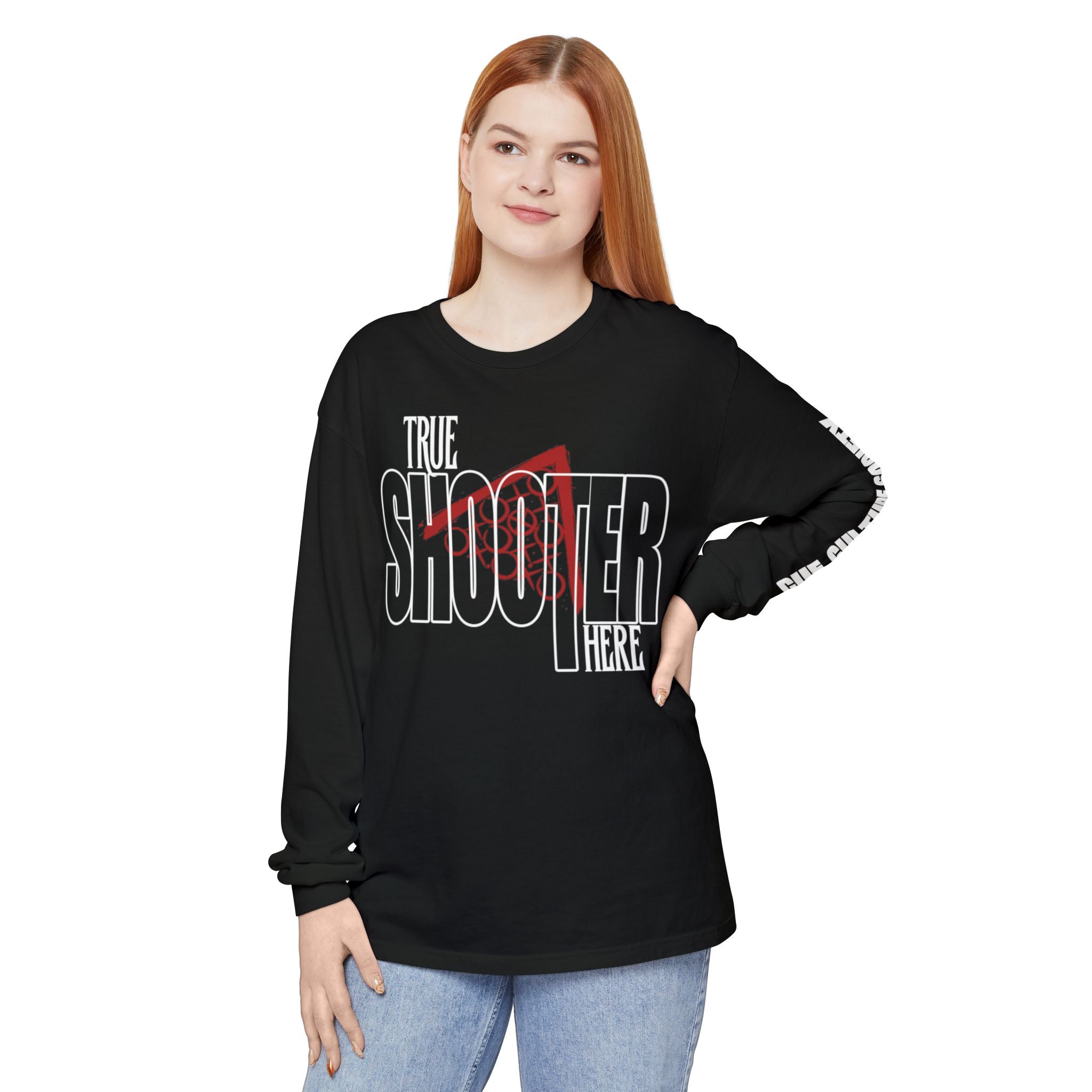 CCS Expression - "True Shooter Here" Long Sleeve T‑Shirt