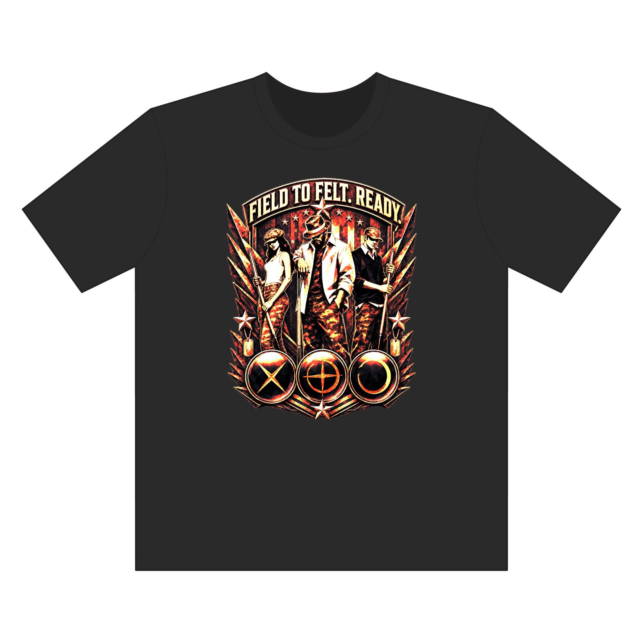 Field Ready Hunting Tee — "Field to Felt, Ready" Graphic T-Shirt