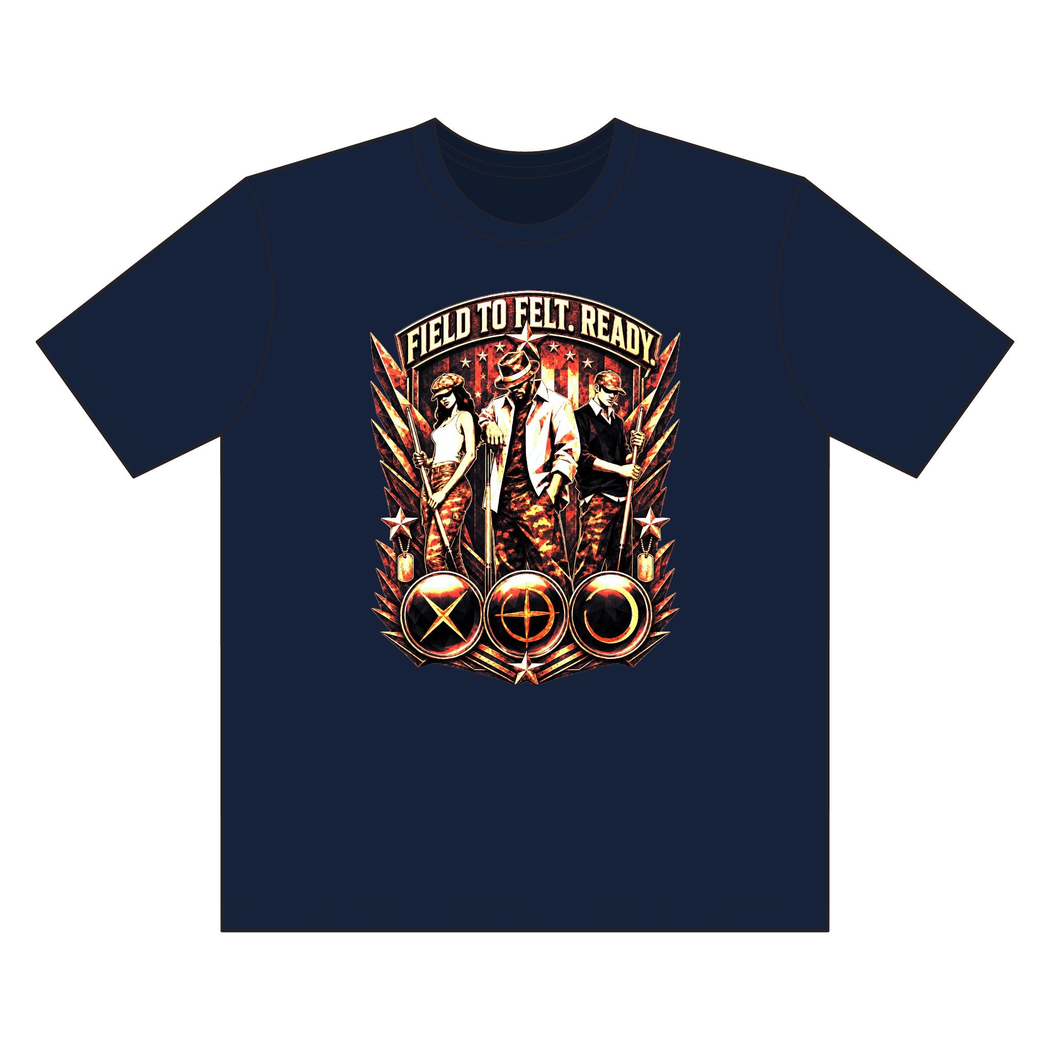 Field Ready Hunting Tee — "Field to Felt, Ready" Graphic T-Shirt