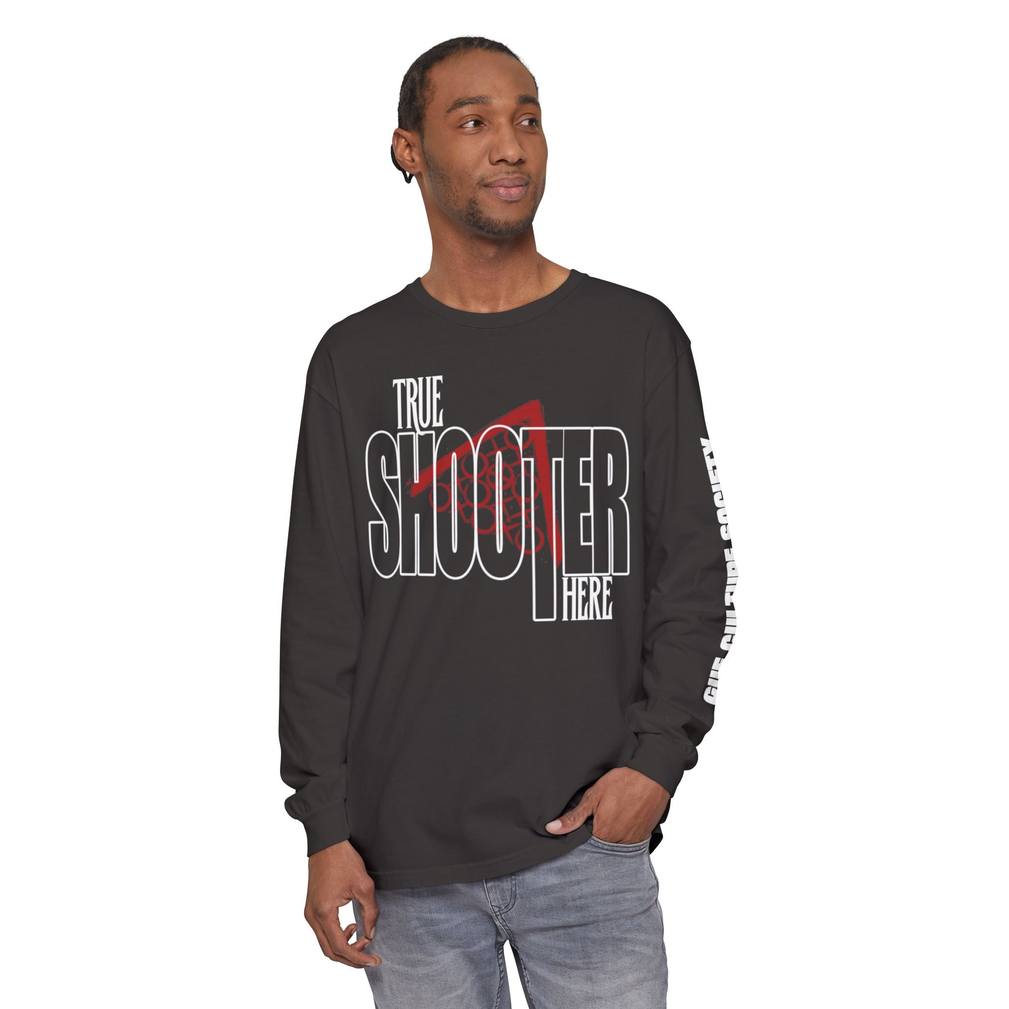 CCS Expression - "True Shooter Here" Long Sleeve T‑Shirt