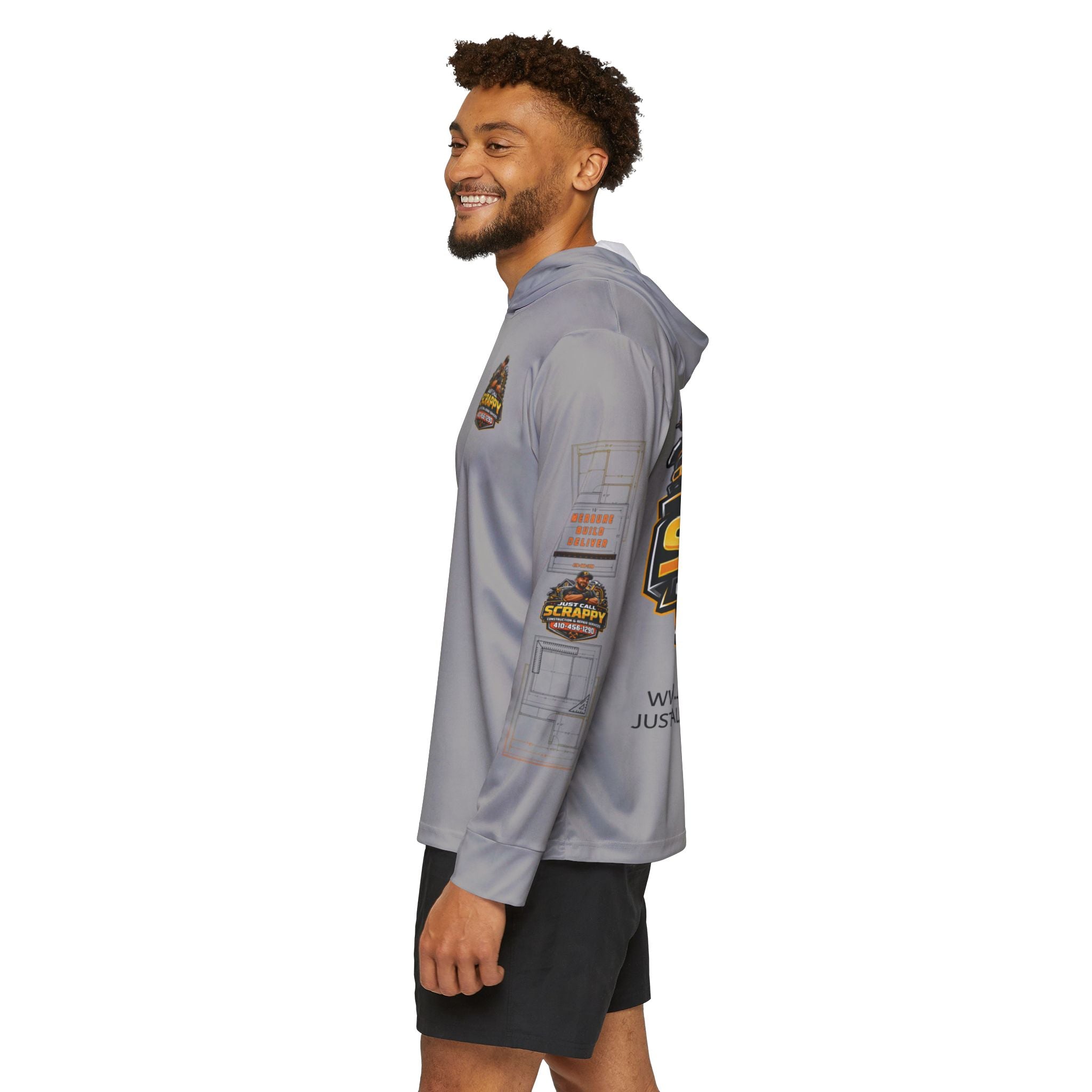 Just Call Scrappy Construction Warm Up Hoodie