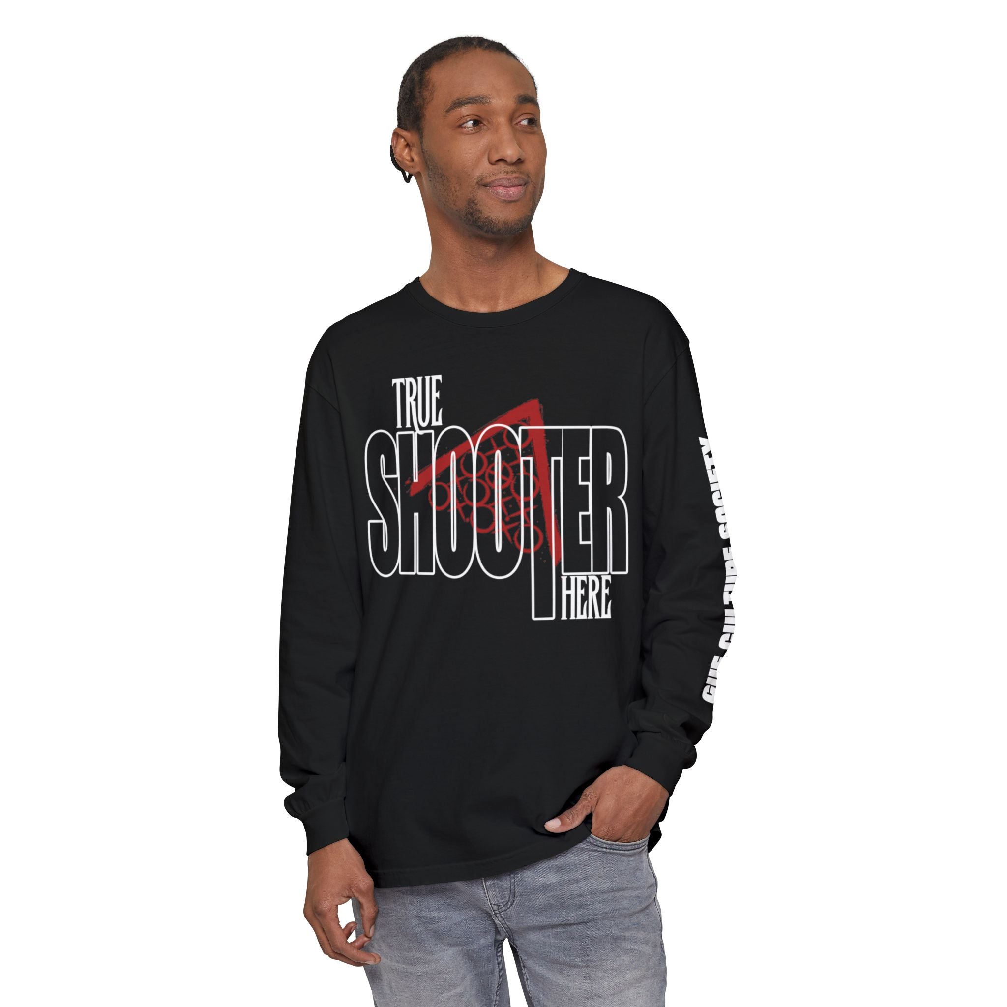 CCS Expression - "True Shooter Here" Long Sleeve T‑Shirt