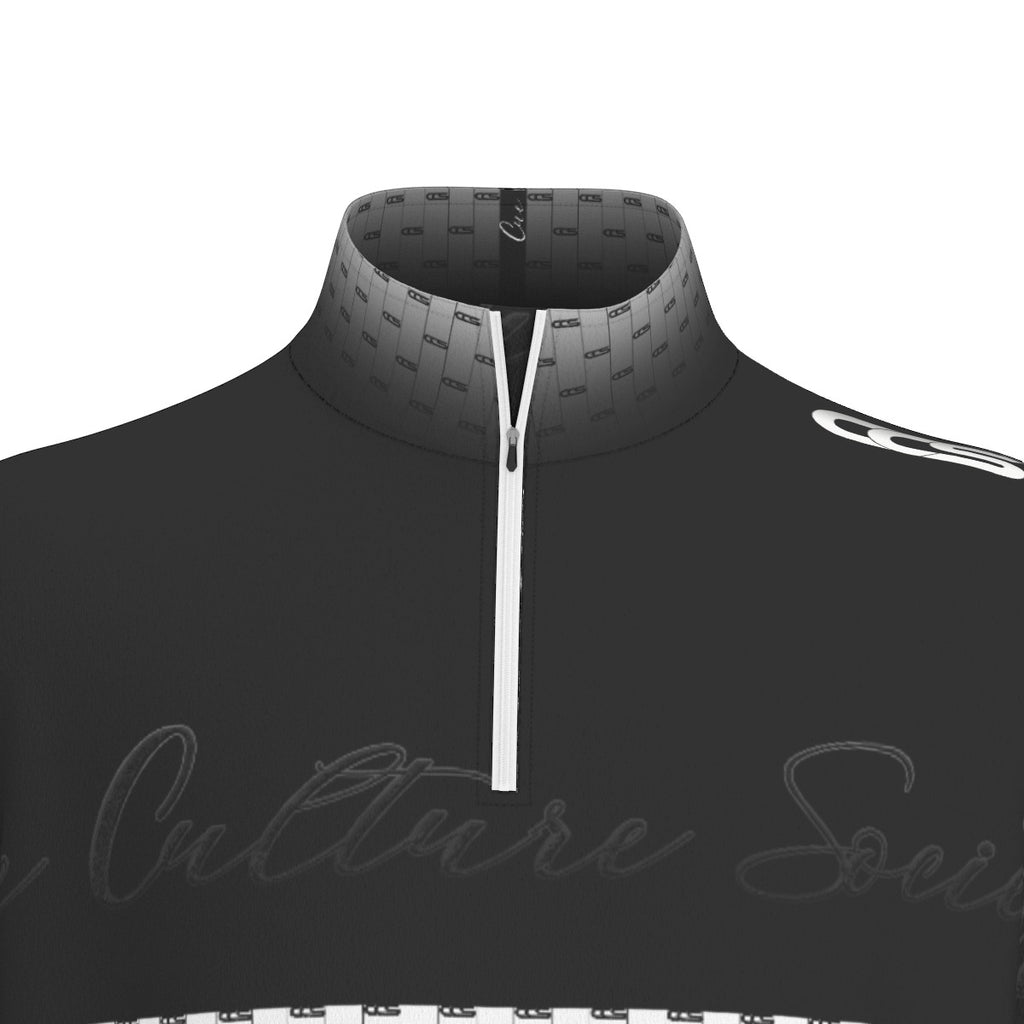 33% Sports Collar Jersey With Long Sleeve