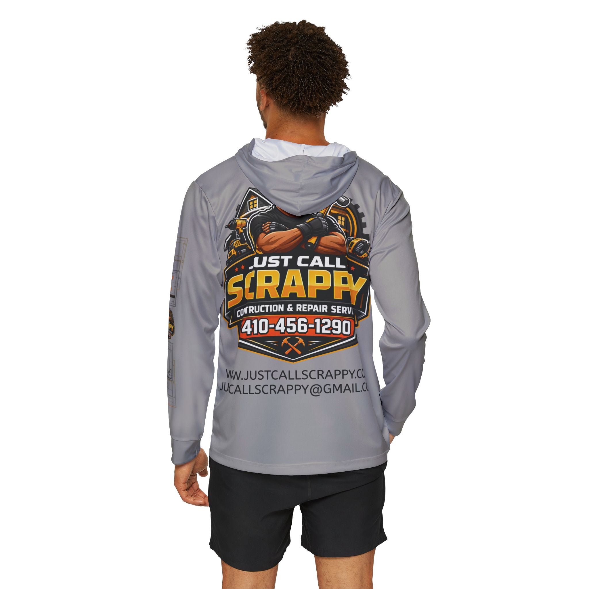 Just Call Scrappy Construction Warm Up Hoodie